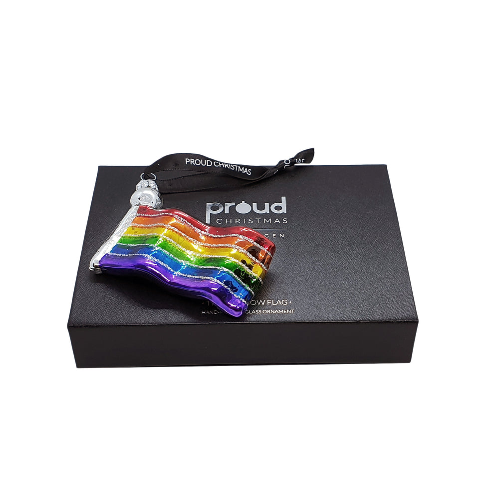 Rainbow flag ornament by Proud Christmas